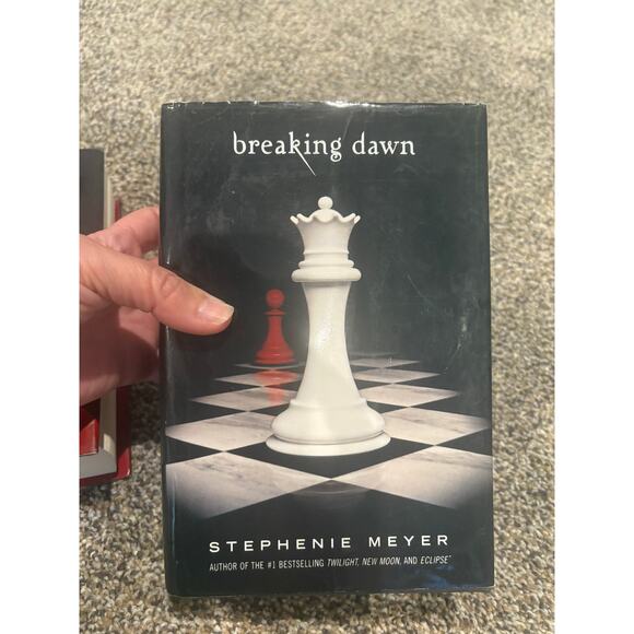 Twilight New Moon Paperback Eclipse & Breaking Dawn Hard Cover 3 books novels - Picture 5 of 7